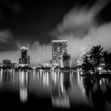 Square Downtown Orlando from Lake Eola Framed Photos