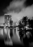Vertical Downtown Orlando from Lake Eola Framed Photos