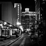Square Orange Avenue in Downtown Orlando Framed Photos
