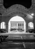 Vertical The Orlando Amtrak Station at Night Framed Photos