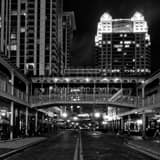 Square Orlando Church Street Station black and white Photos