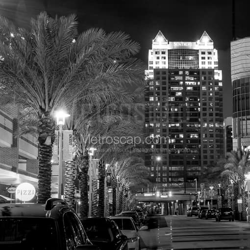 The Orlando Suntrust Bank Building -- Orlando Black and White Photos