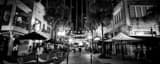 Panoramic Orlando's Wall Street black and white Photos