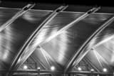 Horizontal The Stainless Steel Canopy of the Dr Phillips Performing Arts Center Framed Photos
