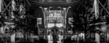Panoramic The Entrance of the Plaza Cinema Cafe landscape black and white Photography