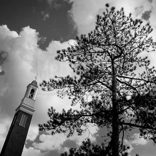 The Beta Theta Pi Bell Tower -- Oxford Black and White Photos