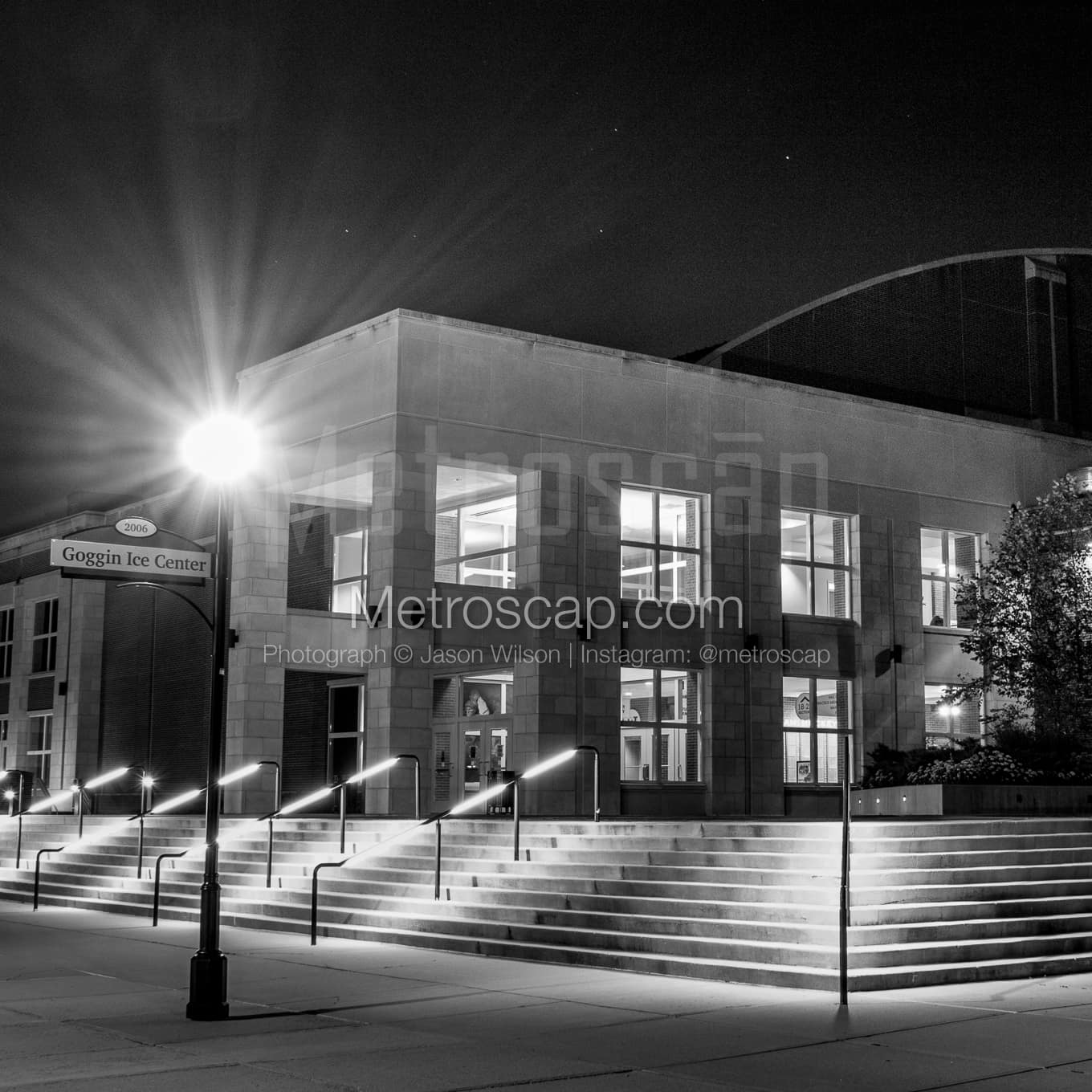 The Goggin Ice Center at Miami University black and white Photos The Goggin Ice Center at Miami University black and white Photos square crop