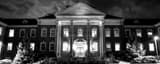 Panoramic The Miami University Admin Hall black and white Photos