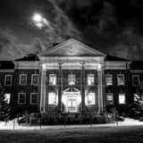 Square The Miami University Admin Hall black and white Photos