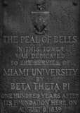 Vertical The Peal of Bells Dedication Plaque black and white Photos