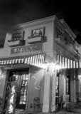 Vertical Sloans Ice Cream Shop on Clematis black and white Pictures