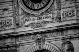Horizontal Chemen de Fer de Paris a Orleans landscape black and white Photography