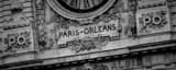 Panoramic Chemen de Fer de Paris a Orleans landscape black and white Photography