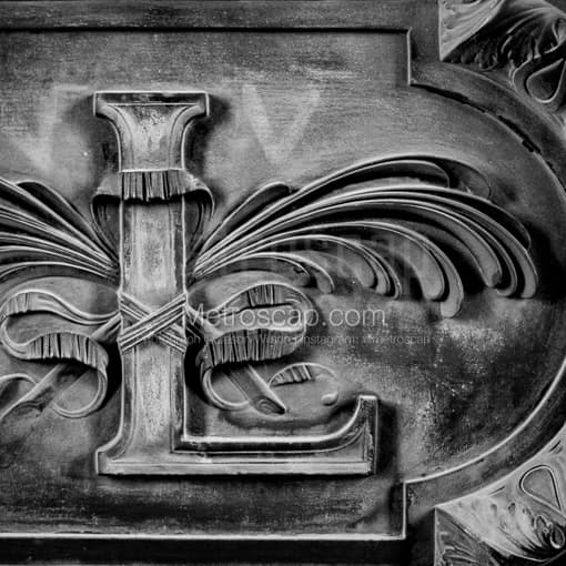 A Door at the Louvre -- Paris Black and White Photography