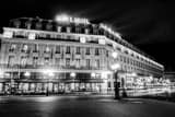 Horizontal The Grande Hotel and Cafe de la Paix landscape black and white Photography