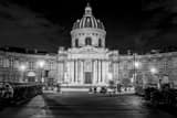 Horizontal The Institut de France Building landscape black and white Photography
