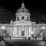 Square The Institut de France Building landscape black and white Photography