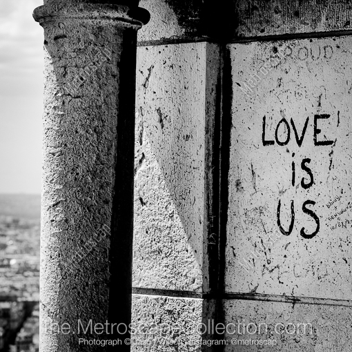 Love is Us -- Paris Black and White Photography