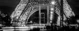Panoramic Monparnass Tower from the Eiffel Tower landscape black and white Photography