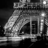Square Monparnass Tower from the Eiffel Tower landscape black and white Photography