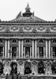 Vertical Le Nouvel Opera de Paris landscape black and white Photography