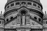 Horizontal The Sacred Heart of Jesus Christ landscape black and white Photography