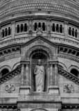 Vertical The Sacred Heart of Jesus Christ landscape black and white Photography