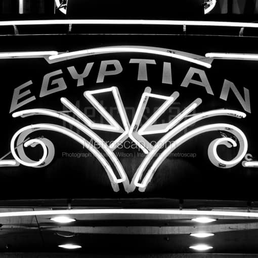 The Egyptian Theater in Park City -- Park City Black and White Photography