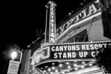 Horizontal The Egyptian Theater at Night Framed Photos
