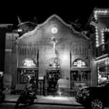 Square The No Name Saloon in Park City black and white Pictures
