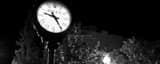 Panoramic The Rolex Clock on Main Street in Park City black and white Pictures
