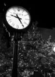 Vertical The Rolex Clock on Main Street in Park City black and white Pictures