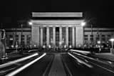 Horizontal 30th Street Station at Night black and white Pictures