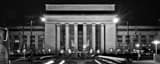 Panoramic 30th Street Station at Night black and white Pictures