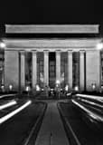 Vertical 30th Street Station at Night black and white Pictures