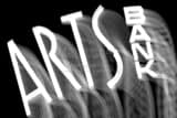 Horizontal The Arts Bank Sign black and white Pictures