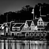 Square Close up of the Malta Row Club on Boathouse Row Photography