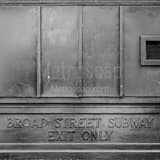Square The Broad Street Subway Exit black and white Photos