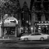 Square The Chelsea Lounge at Market and Strawberry Street black and white Pictures