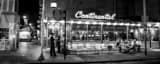 Panoramic The Continental Martini Bar on Market Street black and white Pictures