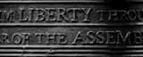 Panoramic Detail of the Liberty Bell black and white Pictures