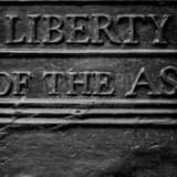Square Detail of the Liberty Bell black and white Pictures