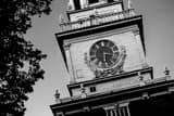 Horizontal Independence Hall black and white Pictures