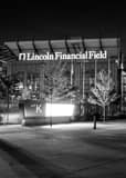 Vertical Lincoln Financial Field black and white Pictures