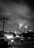 Vertical The NEW Philadelphia Skyline from the Art Museum black and white Pictures