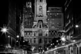 Horizontal The North Side of Philadelphia City Hall black and white Pictures