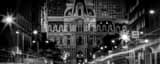Panoramic The North Side of Philadelphia City Hall black and white Pictures