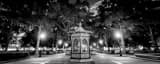 Panoramic Rittenhouse Square at Night black and white Pictures