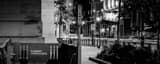 Panoramic The Subway Concourse on the East Side of City Hall black and white Pictures