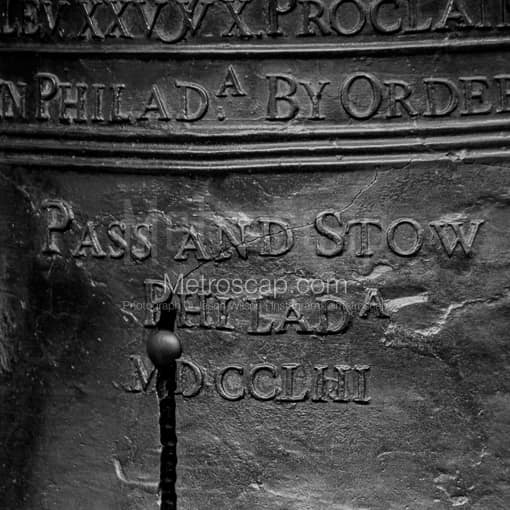 The Liberty Bell -- Philadelphia Black and White Photos